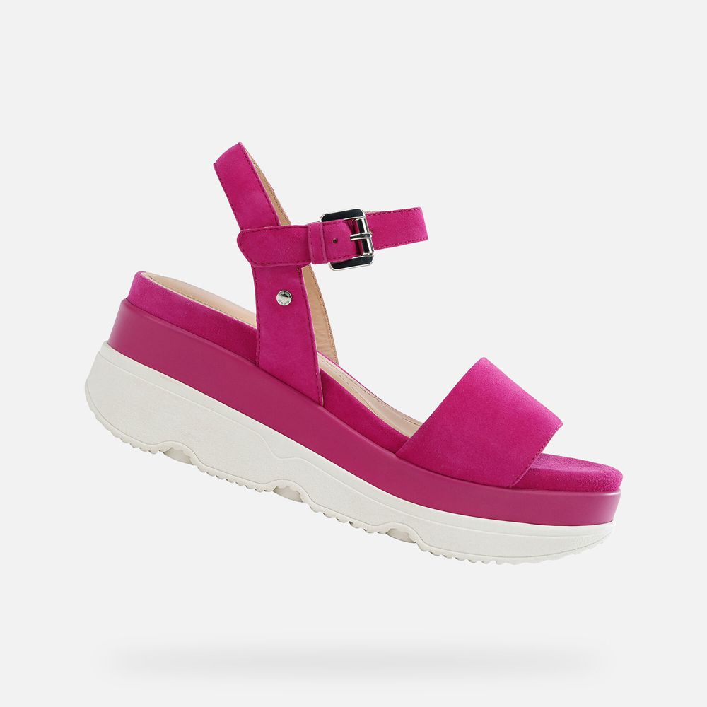 Geox Bayan Sandalet Pembe - Gardenia - QUH-721309